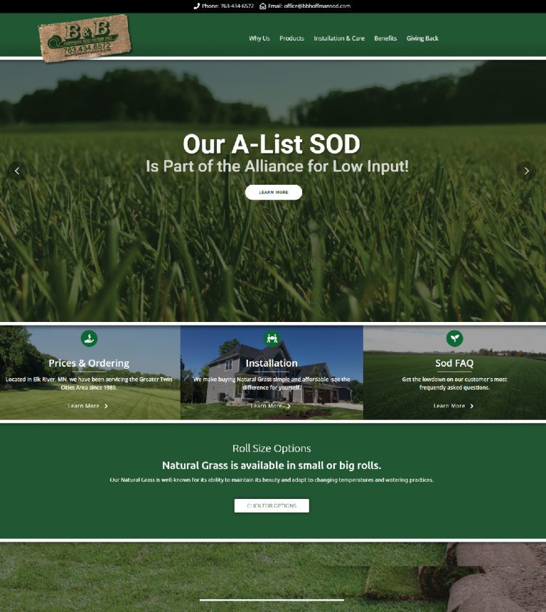 B&B Hoffman Sod Farms, Inc. - Red Technologies